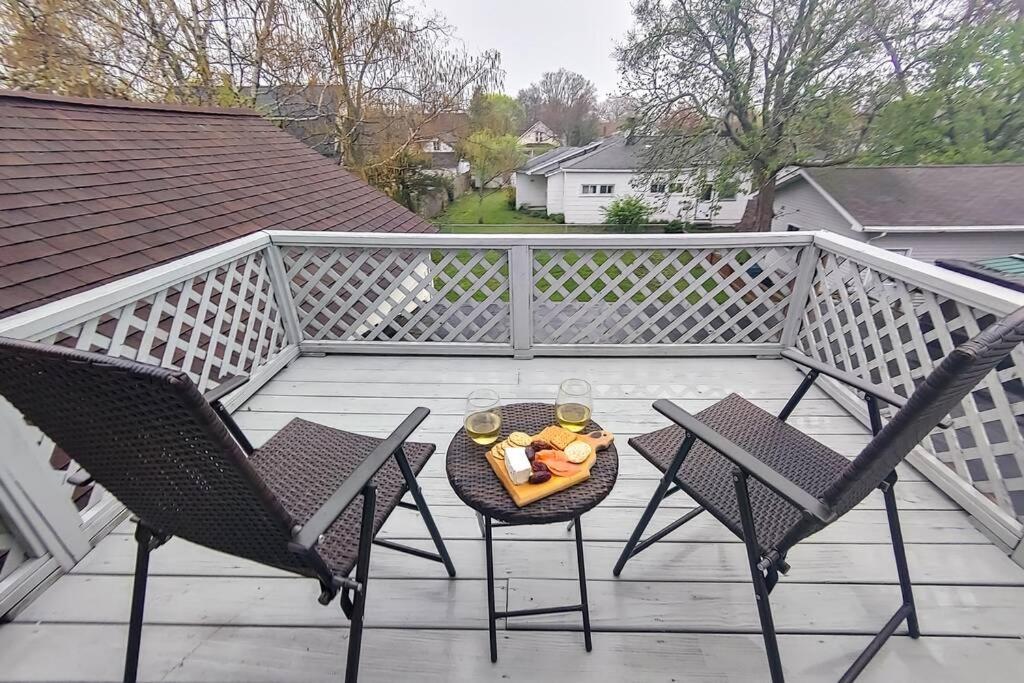 Historic W/Deck, King Bed & Air By Lake Michigan Manistee Luaran gambar